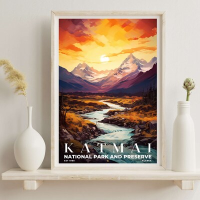 Katmai National Park and Preserve Poster, Travel Art, Office Poster, Home Decor | S6 - image6